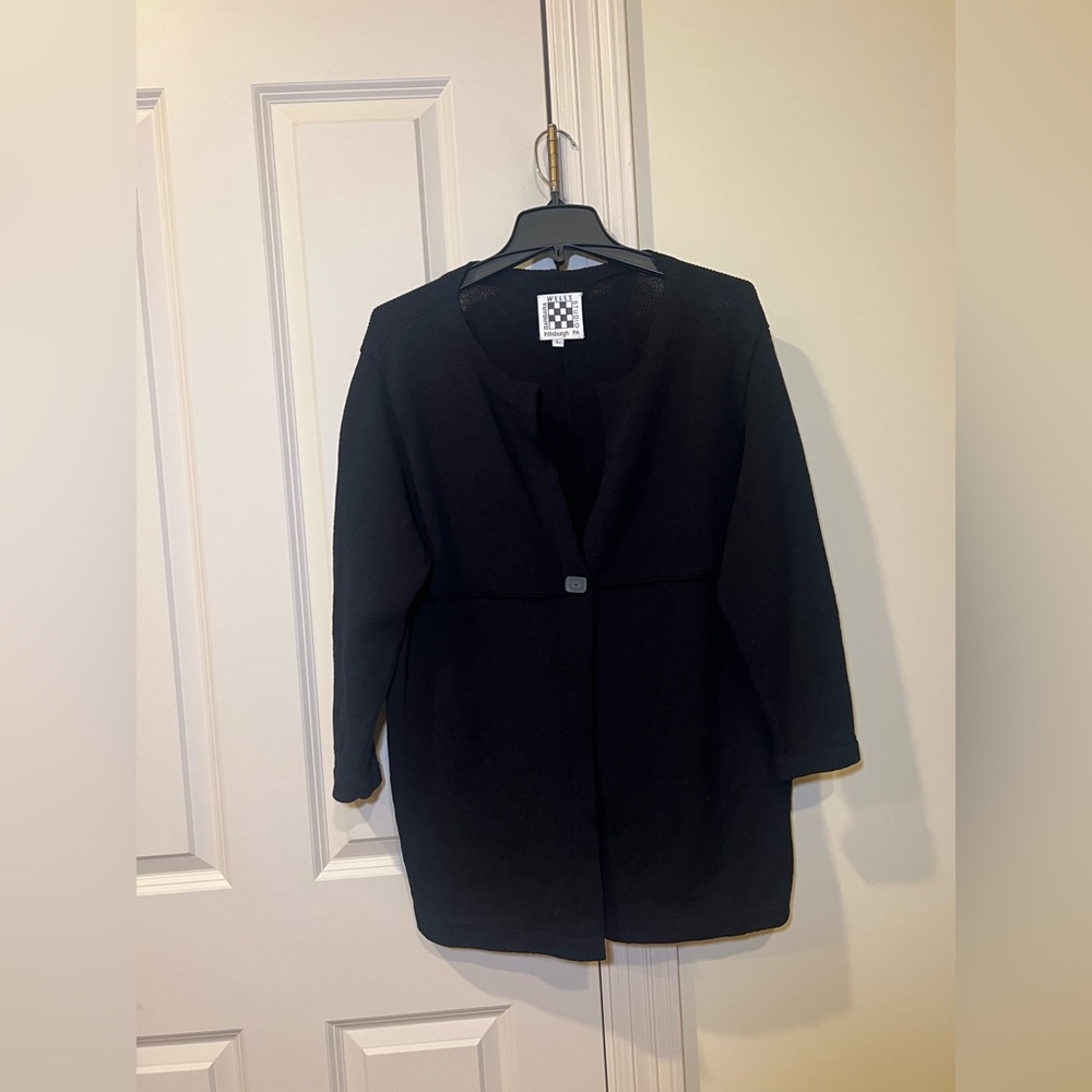 BARBARA WELLS STUDIO CARDIGAN SWEATER L